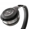 Наушники беспроводные TurboSky WH-02 BLACK. Гарнитура bluetooth TurboSky WH-02 BLACK. Наушники накладные черные.
